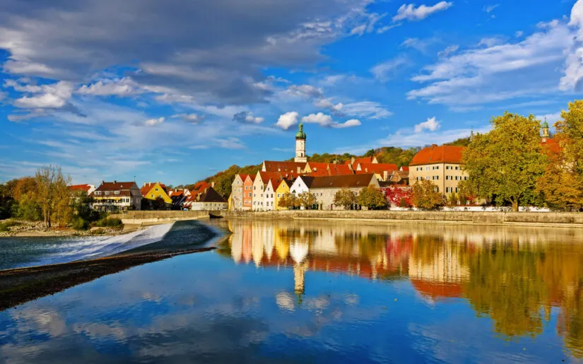 Aufnahme von der Stadt Landsberg am Lech