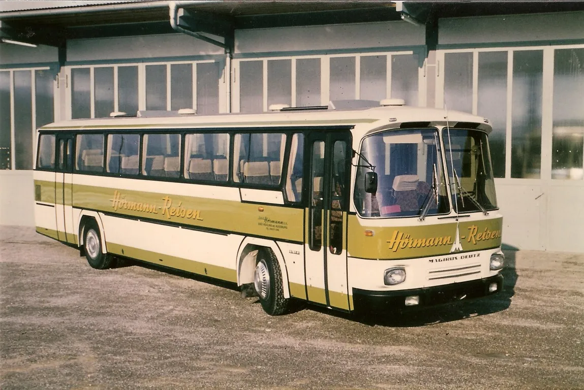 Hörmann Reisen alter Bus von 1971