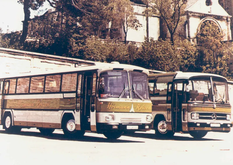 Alte Hörmann Reisen Busse 1972