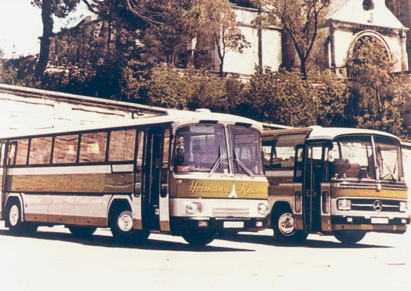 1972_Die_ersten_Jet_Busse_01 Alte Hörmann Reisen Busse 1972