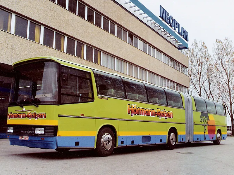 1983_Erster_Jetliner_Gelenkbus_01 Gelenkbus von Neoplan
