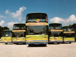 erste Reisebusse von Neoplan