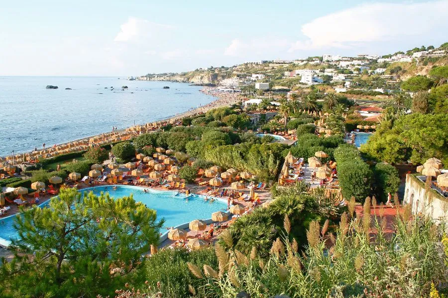 Italy. Island Ischia. Thermal park "Giardini Poseidon Terme ".