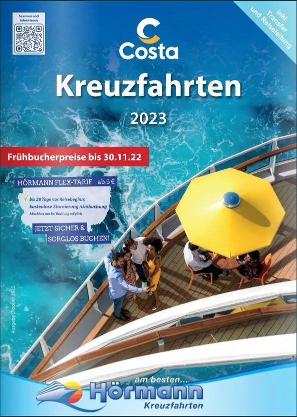 Costa Kreuzfahrten 2023