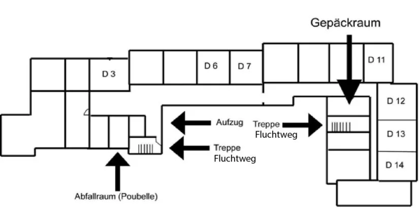 Fluchtweg Plan