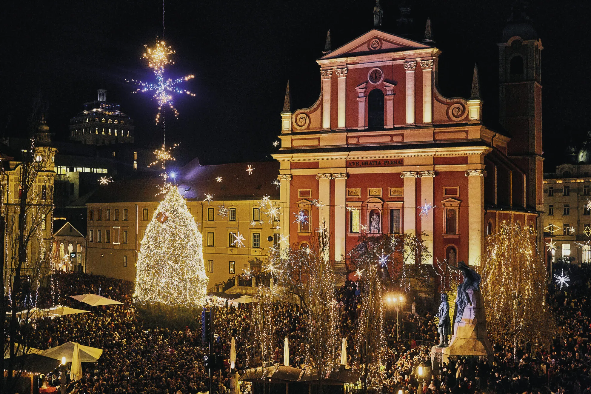 Weihnachtsmarkt in Ljubljana
