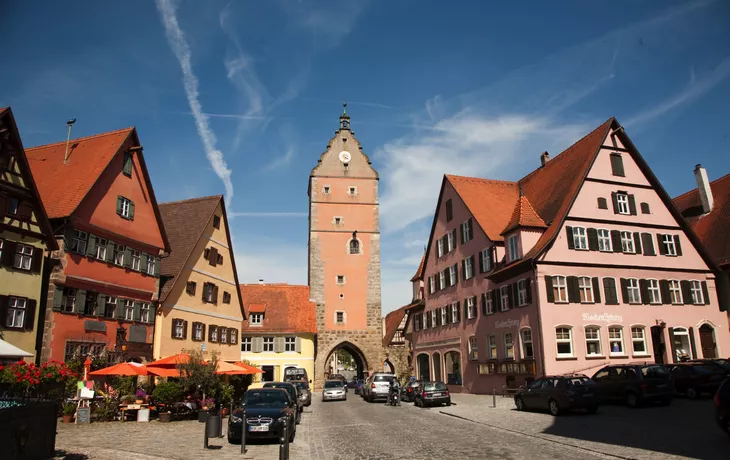 Wörnitzer Stadttor in Dinkelsbühl in Bayern, Deutschland