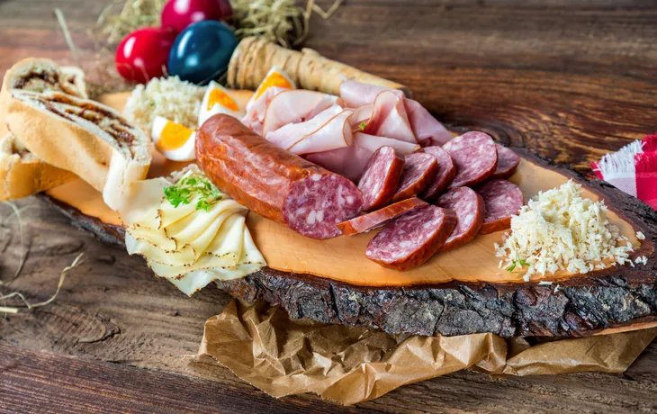 Brettljausn - Wurst und Käse Platte - Jause