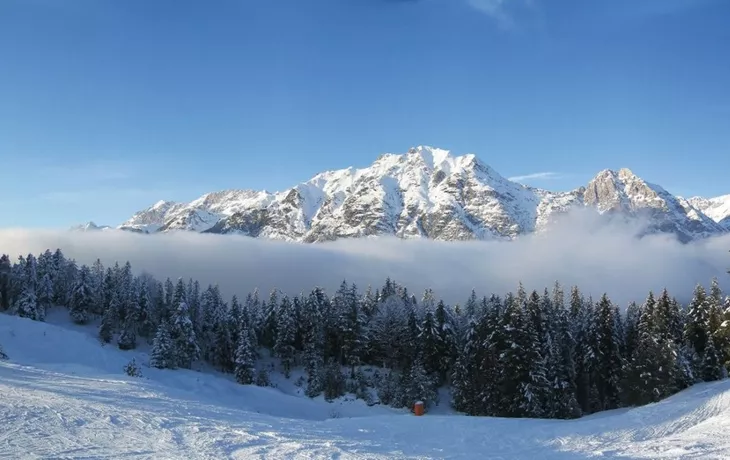 Winterpanorama in Seefeld in Tirol