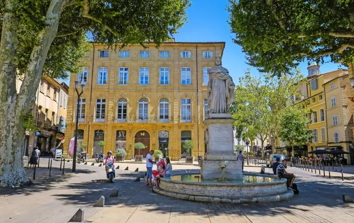 Fontaine du Roi René in Aix-en-Provence in Frankreich