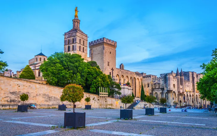 Papstpalast und Kathedrale in Avignon
