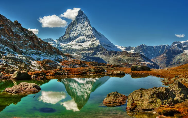Matterhorn in den Walliser Alpen