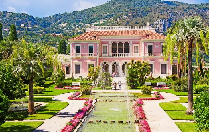 Garten in der Villa Ephrussi de Rothschild, Saint-Jean-Cap-Ferrat