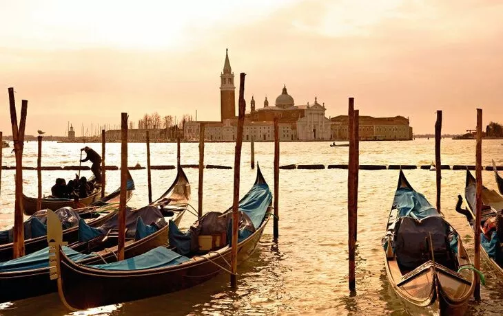 Venice, View of San Giorgio maggiore from San Marco.