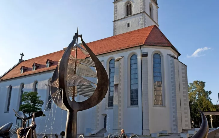 Nikolauskirche, Buchhorn Brunnen, Friedrichshafen
