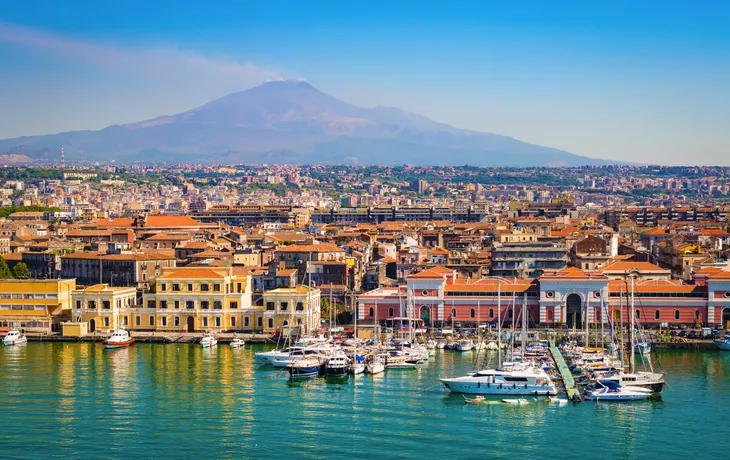 Catania auf Sizilien, Italien