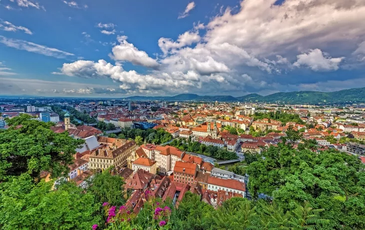 Panoramablick über Graz