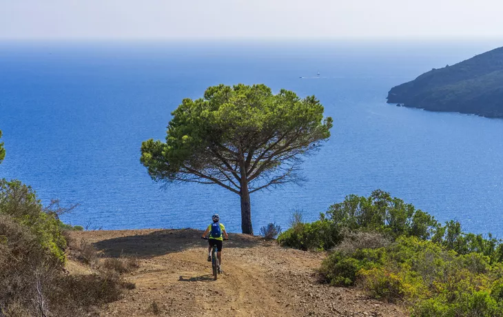 Mountainbiken an der Küste von Elba