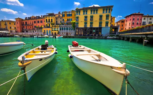 Peschiera Del Garda in der Provinz Venetien am Gardasee, Italien