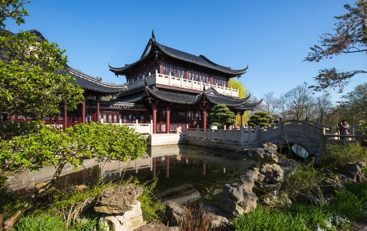 Chinesischer Garten im Luisenpark in Mannheim