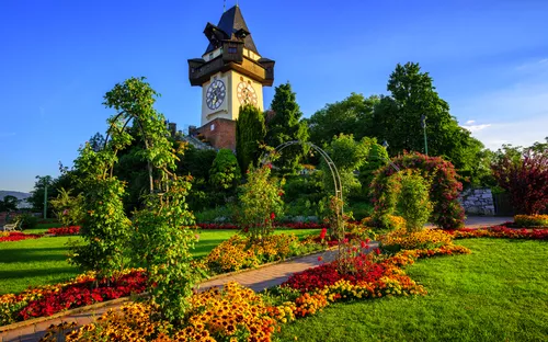 Graz, Uhrturm auf dem Schlossberg