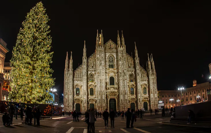 weihnachtliches Mailand, Italien