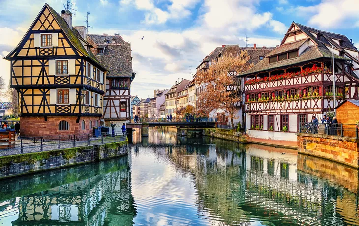 herbstliches Straßburg im Elsass, Frankreich
