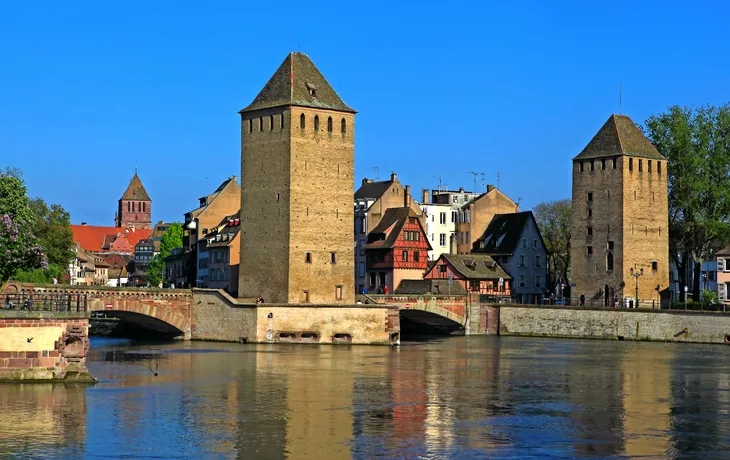 Ponts-Couverts und Wehrtürme in Straßburg