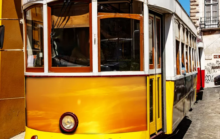 Straßenbahn in Lissabon, Portugal