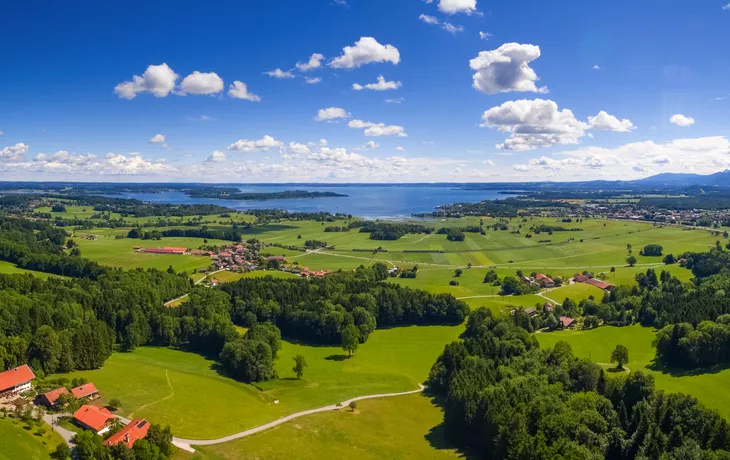 Chiemsee in Bayern, Deutschland