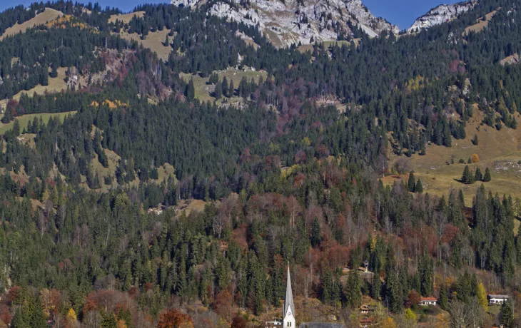 Bayrischzell mit Wendelstein