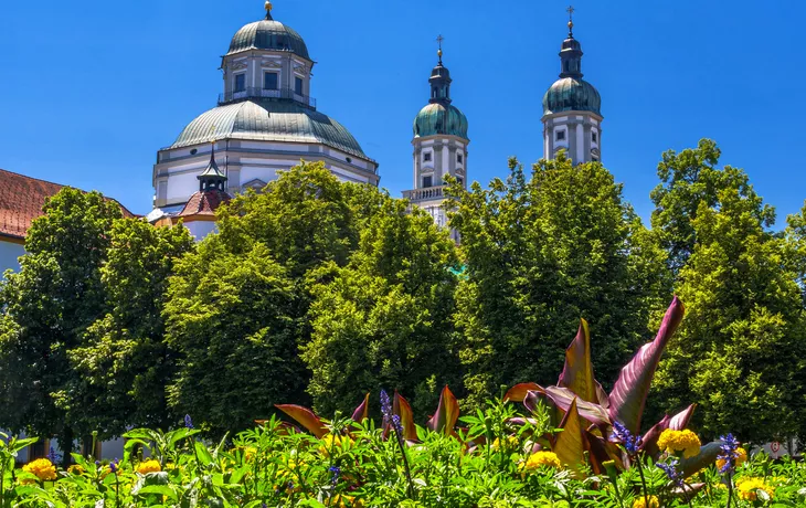 Stadtpark von Kempten im Allgäu