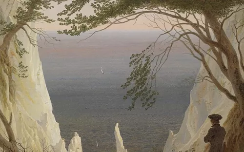 Caspar David Friedrich: Kreidefelsen auf Rügen, 1818, Kunst Museum Winterthur