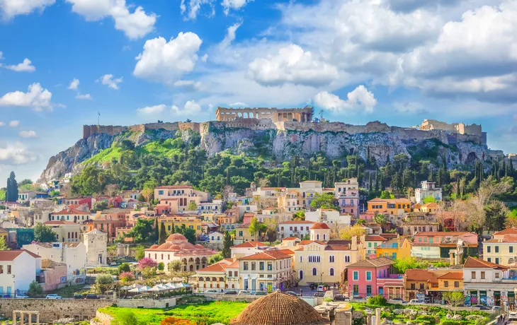 Skyline von Athen mit Akropolis-Hügel