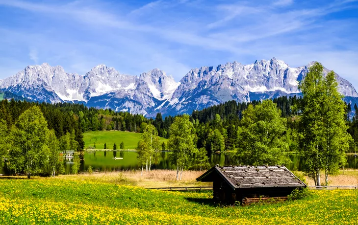 Panorama des Wilden Kaisers in Tirol