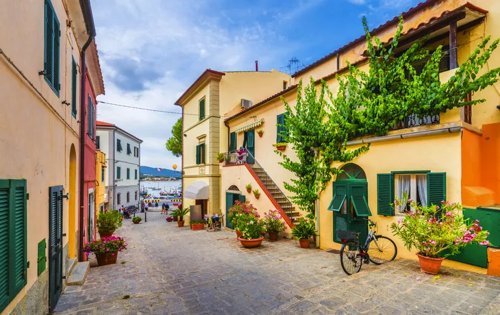 Marina di Campo ist ein Ortsteil von Campo nell´Elba auf der italienischen Insel Elba