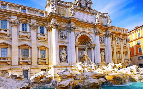 Brunnen von Trevi,Rom. Italien.