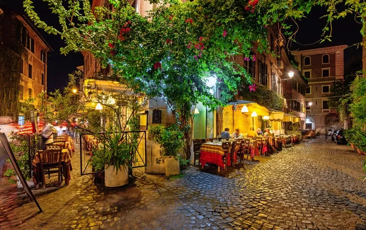 Stadtviertel Trastevere in Rom, Italien