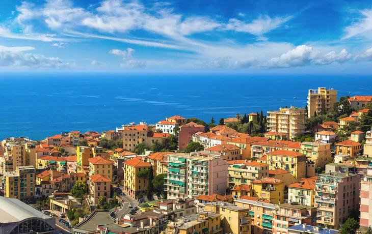 die Küstenstadt Sanremo an der italienischen Riviera