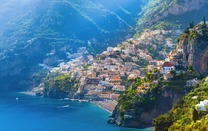 Positano an der Amalfiküste, Italien
