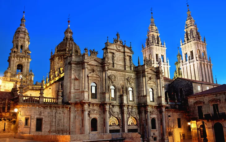 Kathedrale von Santiago de Compostela in Galizien, Spanien