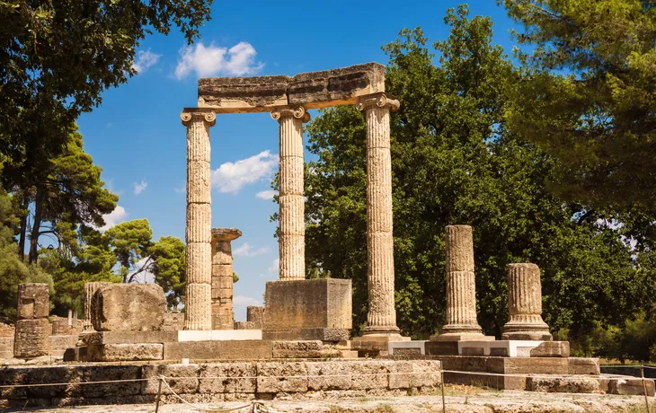 Ruinen des antiken Olympia