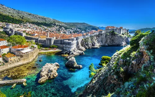 Dubrovnik an der Adriaküste in Dalmatien, Kroatien