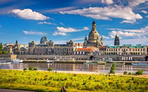 Panorama von Dresden, Deutschland