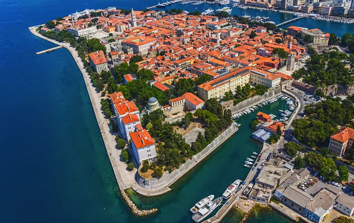 Zadar an der dalmatinischen Küste Kroatiens