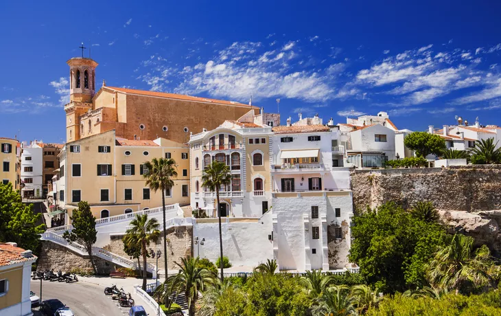 Hauptstadt Mahon auf der Insel Menorca