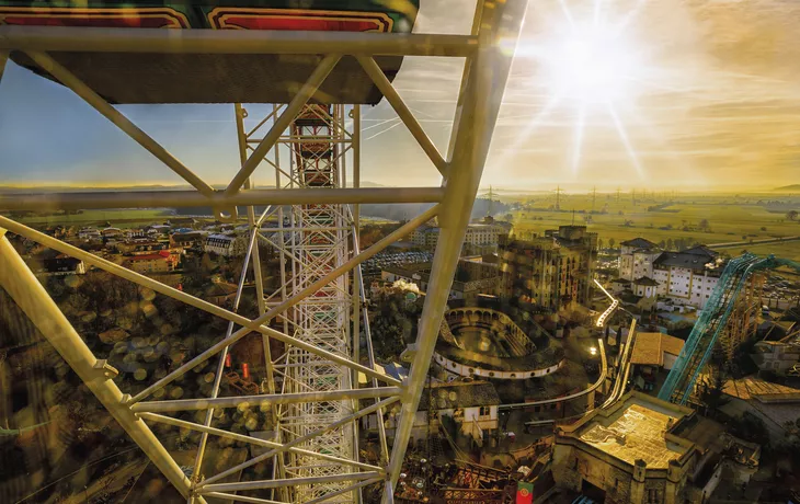 Europa-Park, Ausblick vom Riesenrad Bellevue