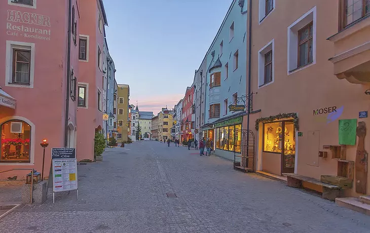Bunte Fassaden in Rattenberg