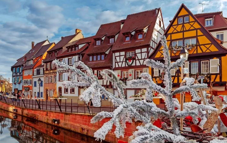 Weihnachtsmarkt in Colmar im Elsass