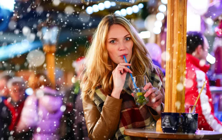 Hot Punch auf dem Weihnachtsmarkt